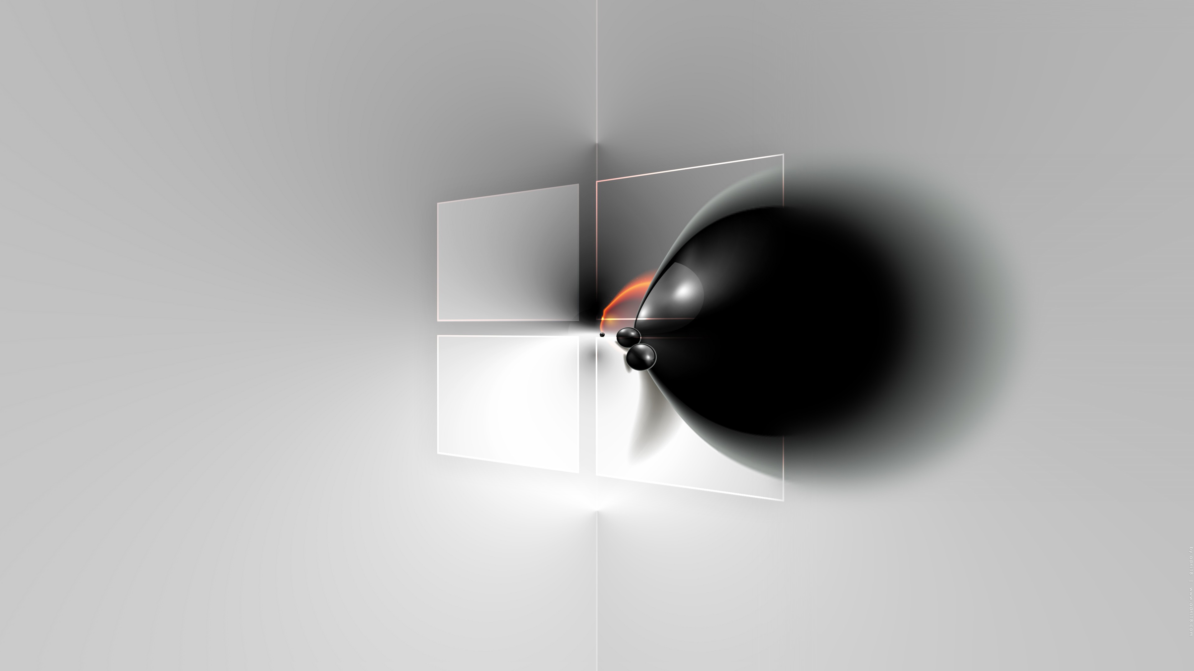 Windows Black Hole - (UHD Free Wallpaper)