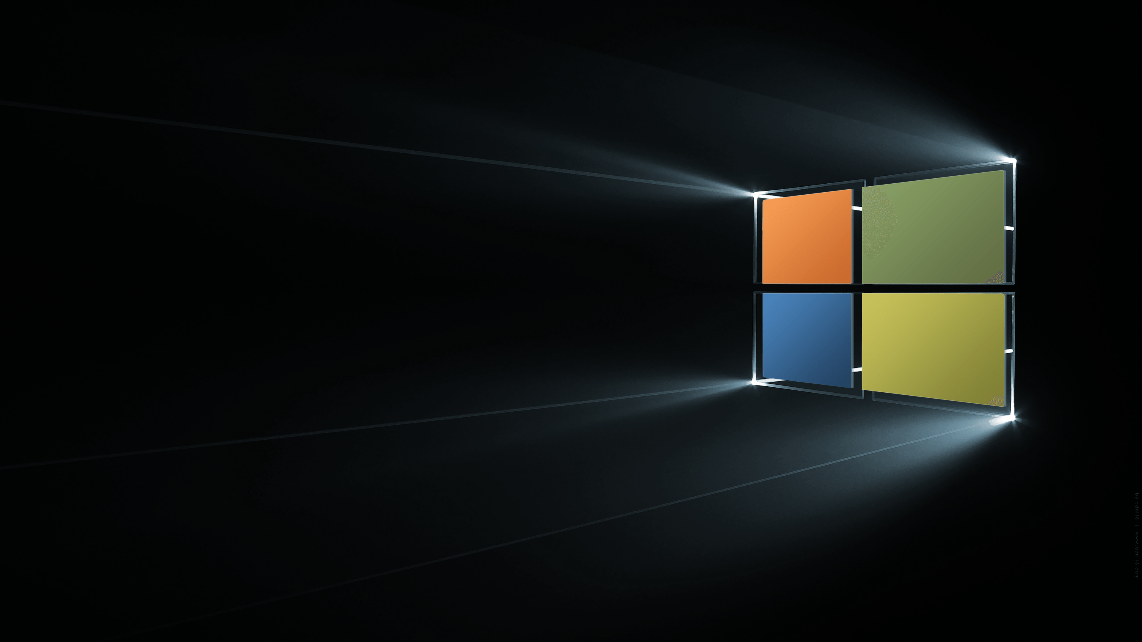 Windows 11 Dark ( UHD free wallpaper )